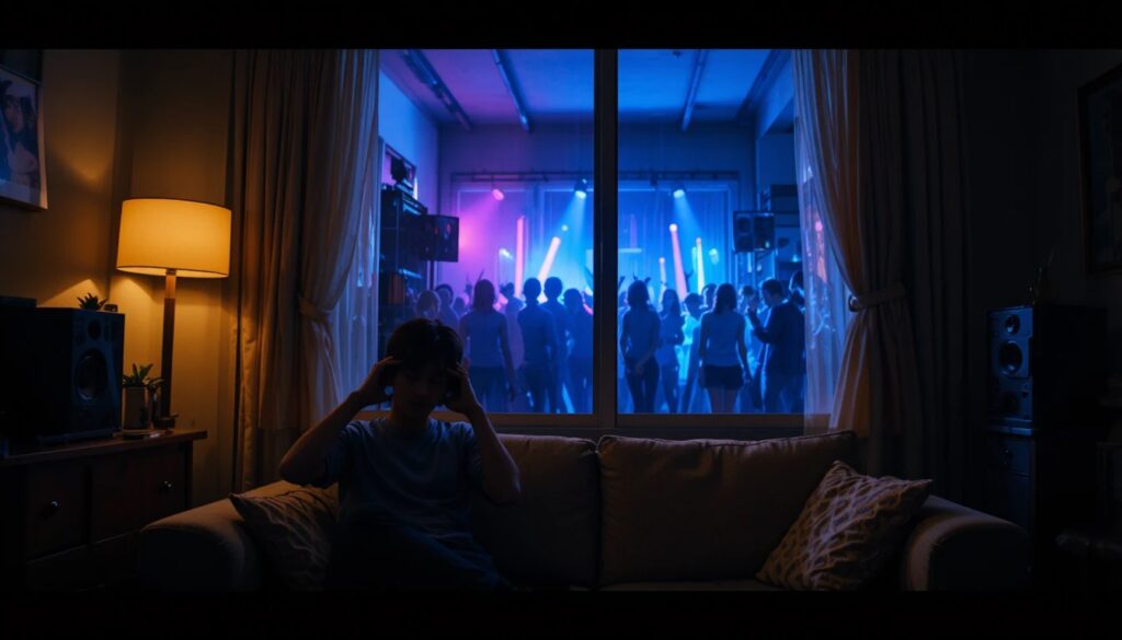 Neighbor playing loud music at night apartment what to do?