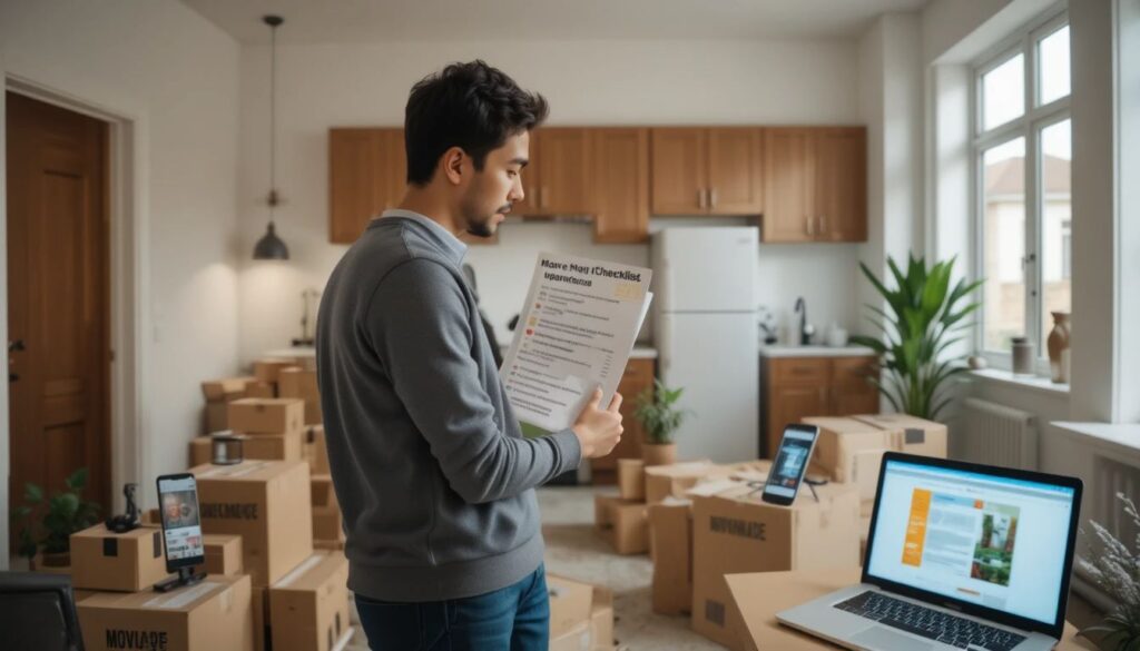 Move In Apartment Checklist For First Day Renter.